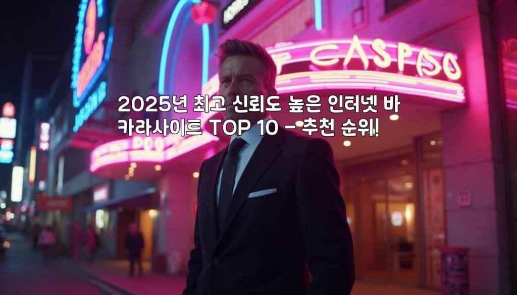 2025년 최고 신뢰도 높은 인터넷 바카라사이트 TOP 10 – 추천 순위!