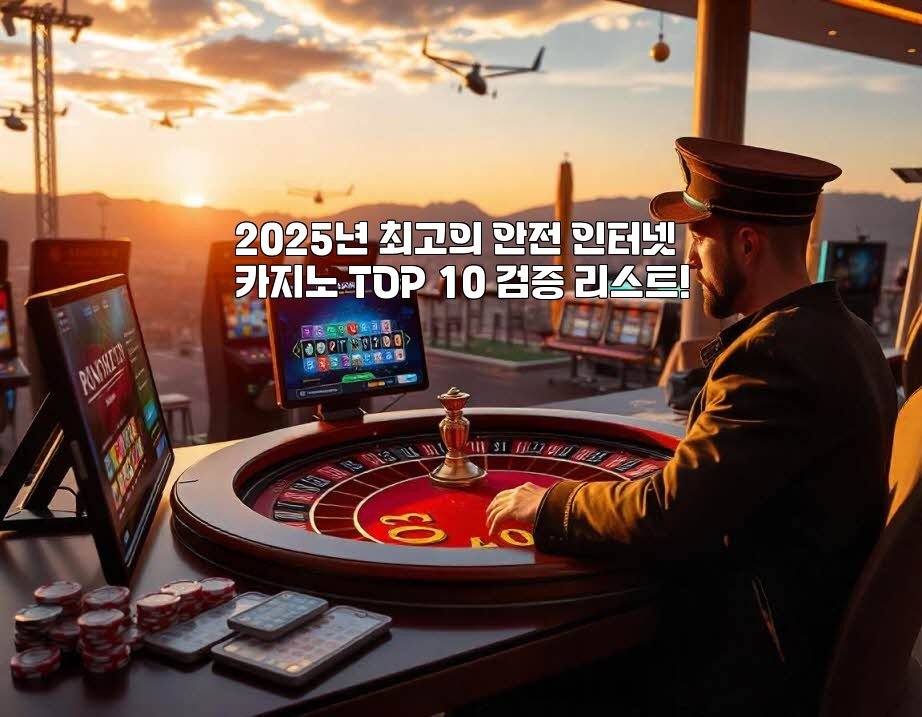 2025년 최고의 안전 인터넷 카지노 TOP 10 검증 리스트!